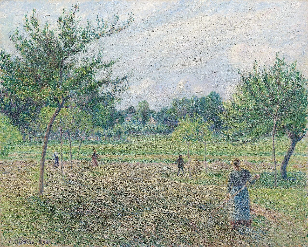 Fienagione a Éragny, 1892 - Art Institute of Chicago